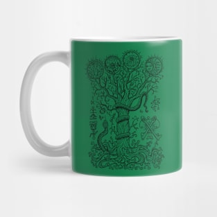 Tree Of Mysticism (Version 1). Mystic and Occult Design. Mug